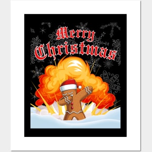 Merry Christmas Dab-splosion Posters and Art